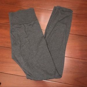 Dark Grey High Waisted Leggings